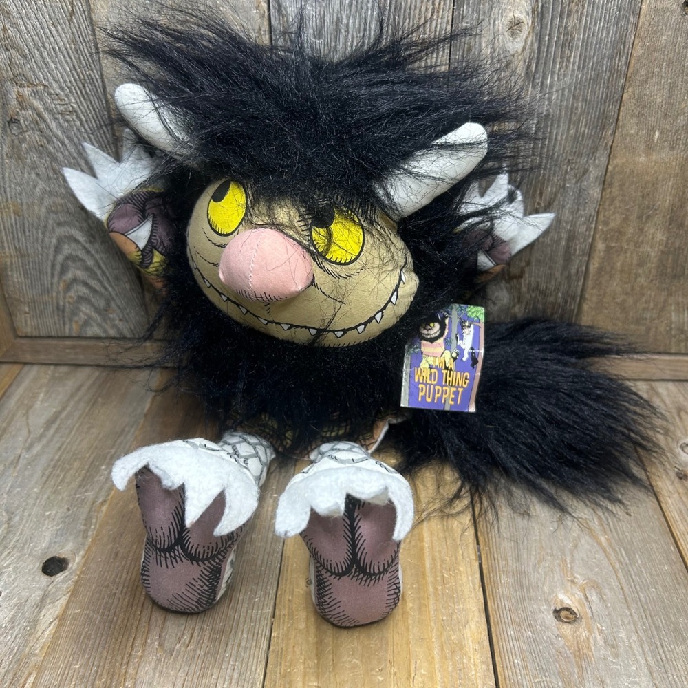 Vintage 1980 Maurice Sendak Where the Wild Things Are Moishe Hand Puppet NEW